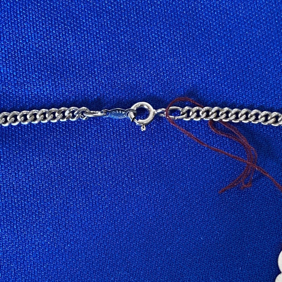 Agem I Sterling Silver Curb Neck Chain 18" - Picture 3 of 16